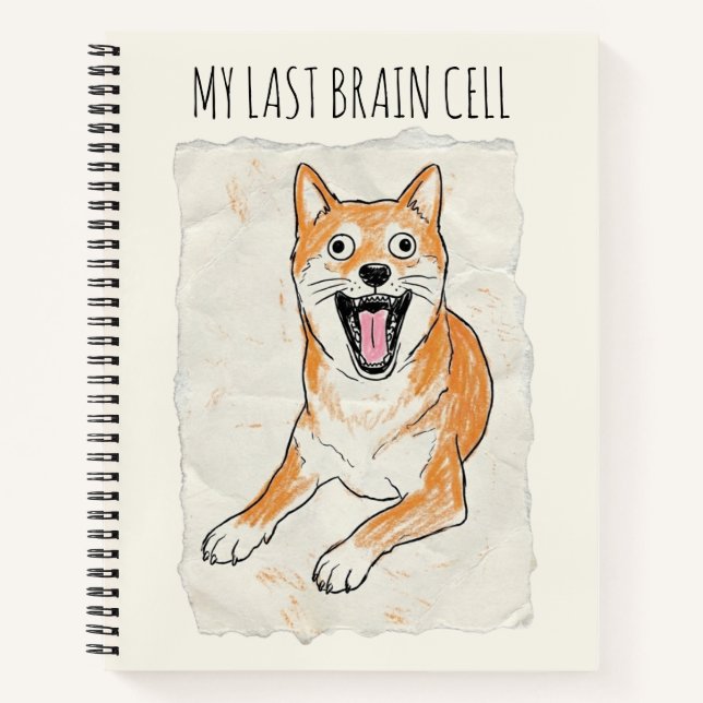 Mi última célula cerebral - Cuaderno divertido de  (Anverso)