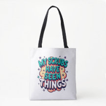 Mi uniforme de trabajo ha visto cosas Bolsa tote d