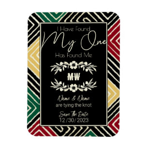 MI UNO Me Ha Encontrado Un Imán Boda Tribal Africa