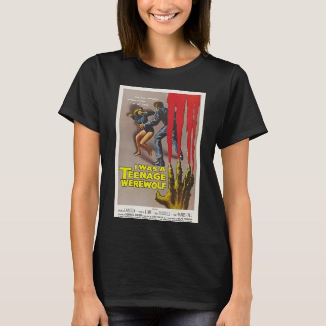 "Mi vida como adolescente lobo": Camisa de películ (Anverso)
