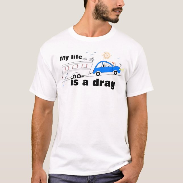 Mi vida es una camiseta de arrastre (Anverso)