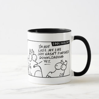 "Mi vida está transfiriendo" la taza