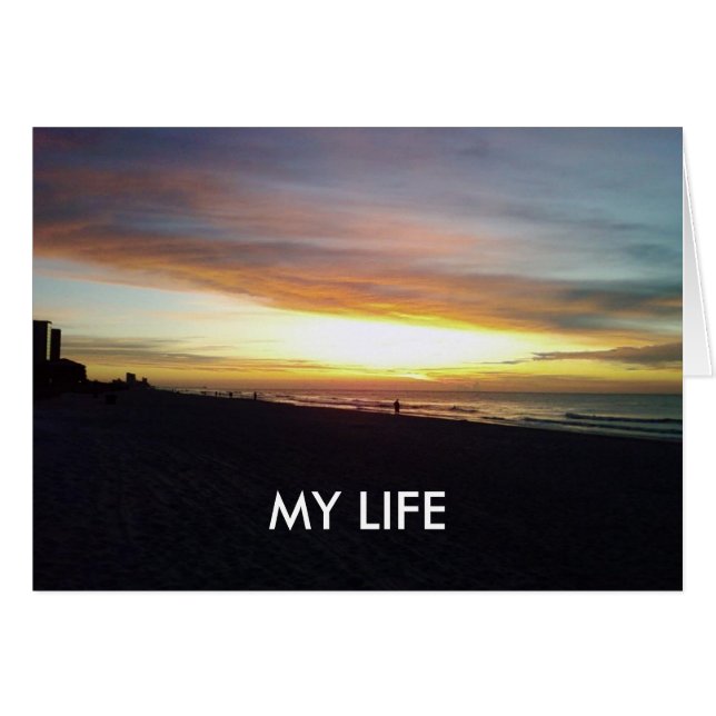 "MI VIDA TENÍA SIGNIFICADO POR TÚ" (Anverso (Horizontal))