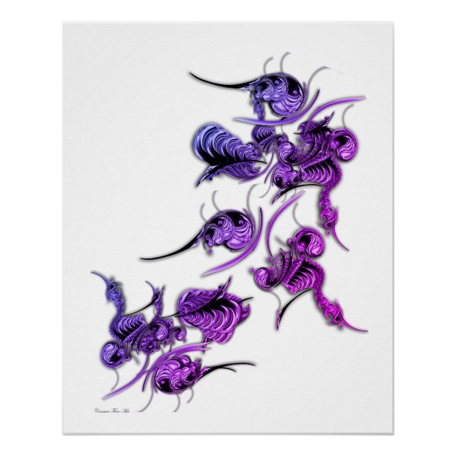 "Mi visión trascendental", brillante Poster (Anverso)