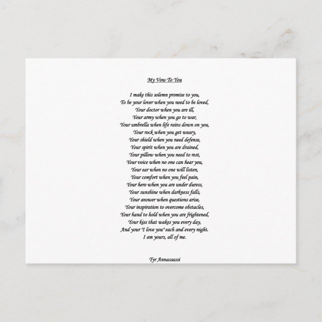 MI VOTO PARA TI POSTAL (Anverso)