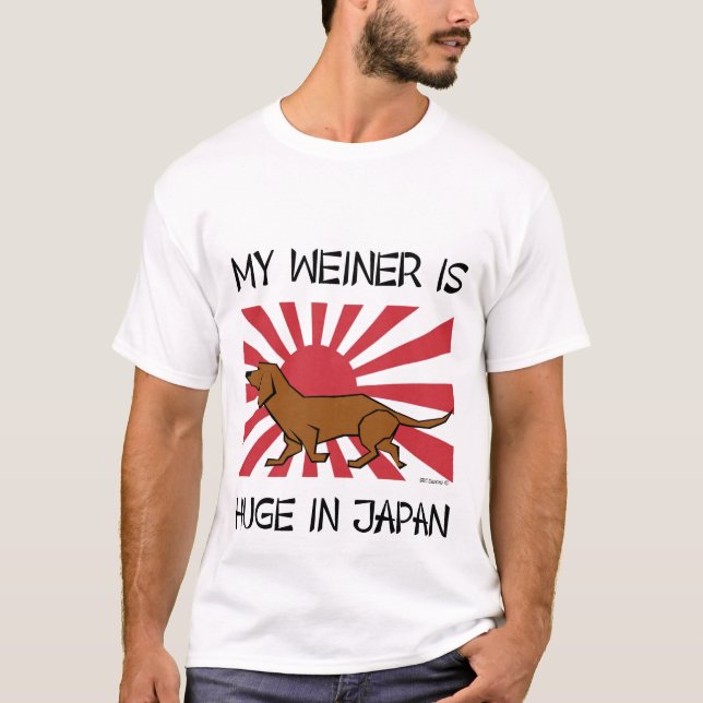 MI WEINER ES ENORME EN LA CAMISETA DE JAPÓN (Anverso)