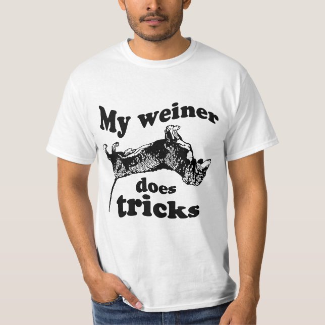 MI WEINER HACE camiseta de los TRUCOS (Anverso)