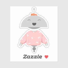 Mia con un Pegatina de escrunquia