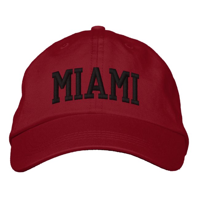 MIAMI BEACH FLORIDA GORRA USA LBI APPAREL (Anverso)