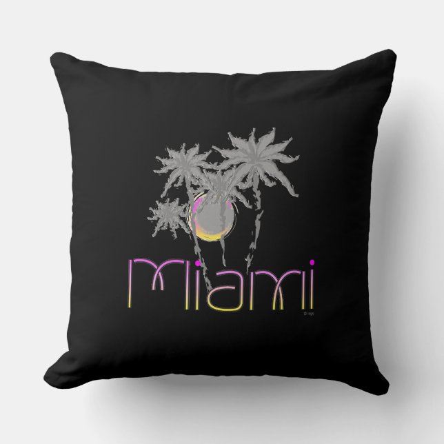 Miami Beach, Florida Guay Cojines decorativos mode (Anverso)