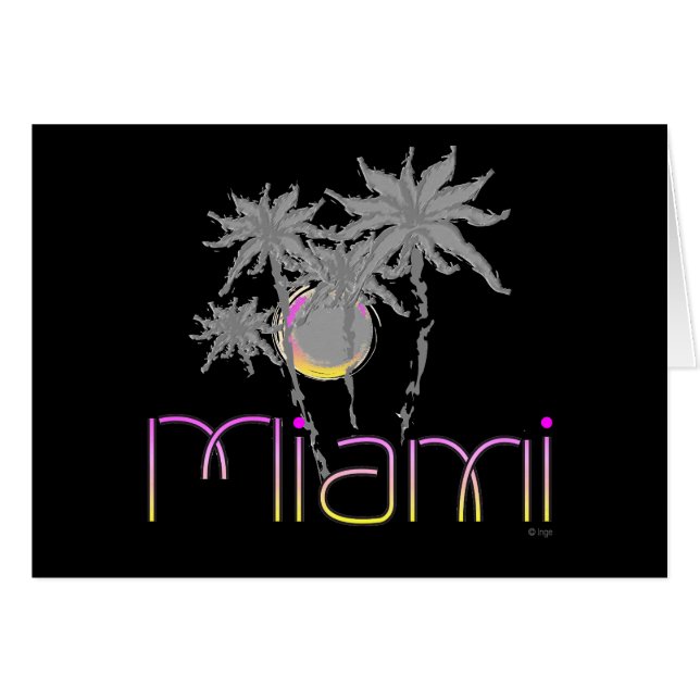 Miami, Florida Palms Guay (Anverso (Horizontal))
