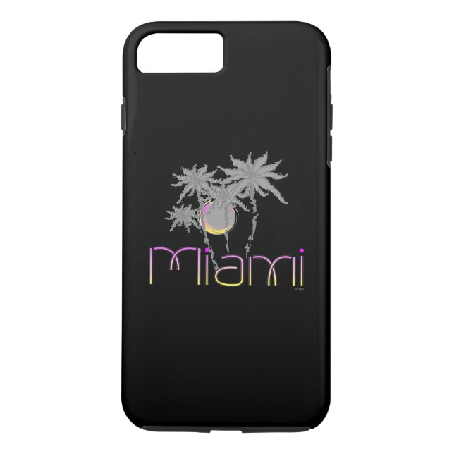 Miami, Florida Palms Guay iPhone 7 Funda (Reverso)