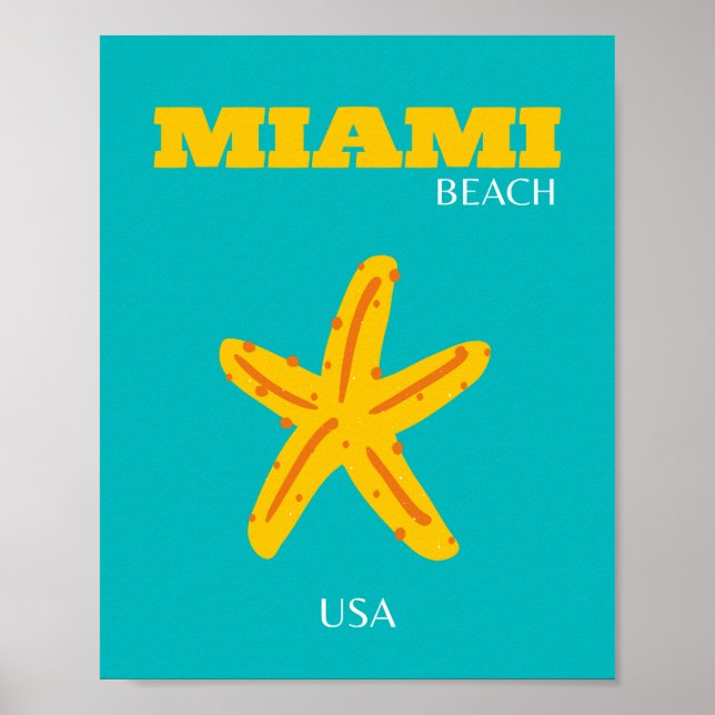 Miami, Miami Beach, habitación Preppy, arte de via (Frente)