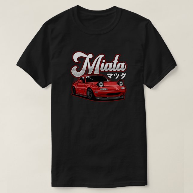 Miata MX-5 NA camiseta esencial de TShirt rojo (Diseño del anverso)
