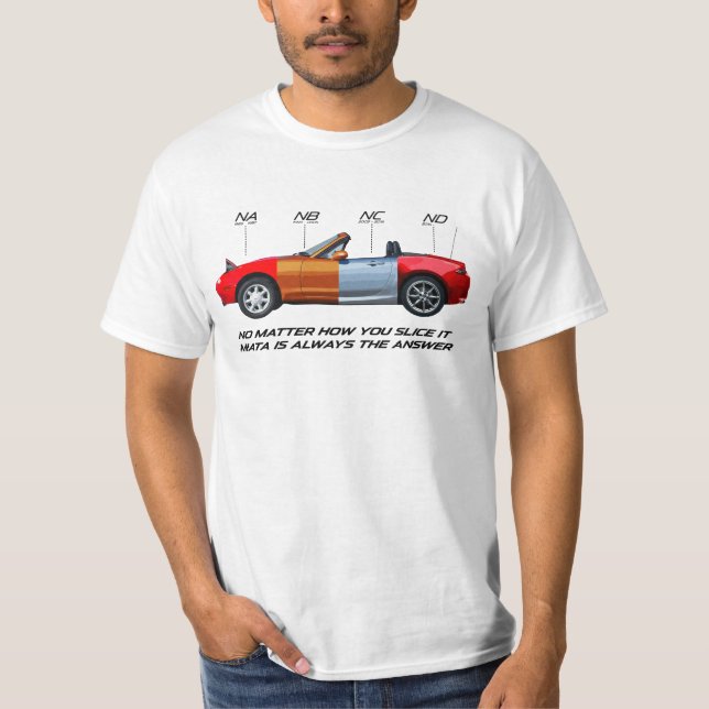 Miatas cortó la camiseta (Anverso)