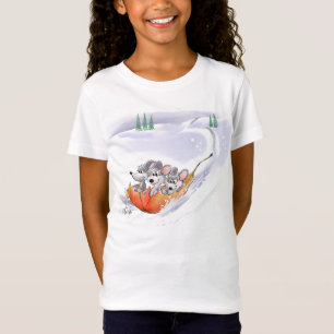 Mic, camiseta de Mac & Moe's Winter Holiday Kid