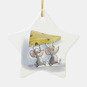 Mic & Mac Trayendo El Ornamento De Estrella De Que