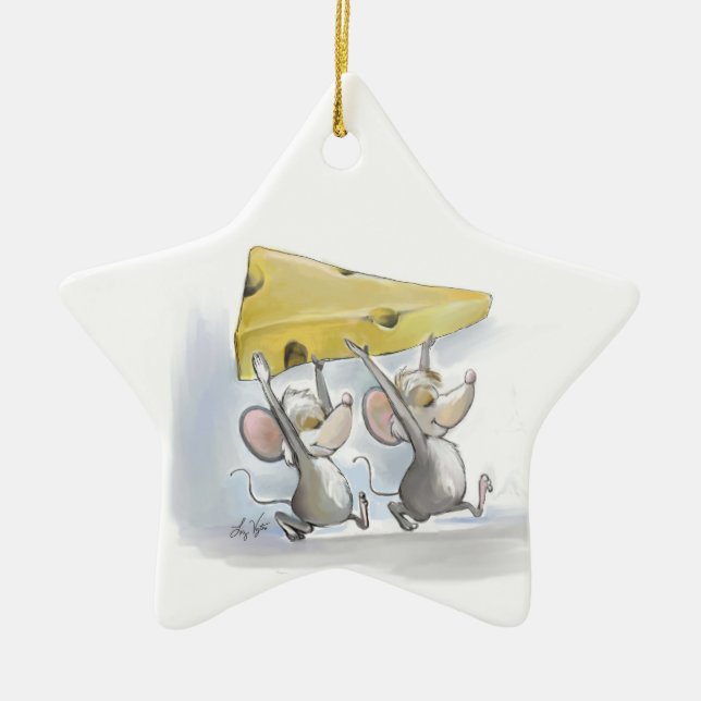 Mic & Mac Trayendo El Ornamento De Estrella De Que (Frente)