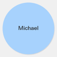 Michael Kids Nombre Pegatina Luz Azul Luz Personal