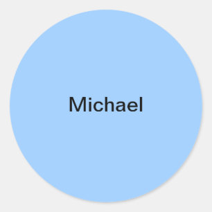 Michael Kids Nombre Pegatina Luz Azul Luz Personal