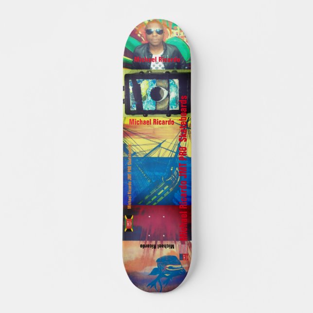 MICHAEL RICARDO 7 3/4" Tabla de skate (Anverso )