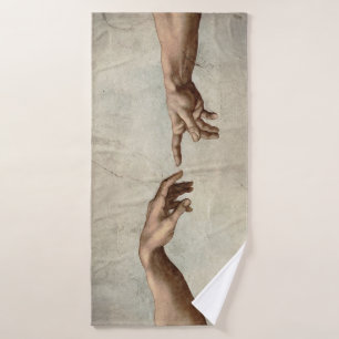 Michaelangelo manos creación adam dios