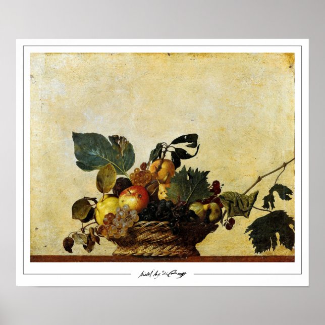 Michelangelo Merisi da Caravaggio Zedign Arte Post (Frente)