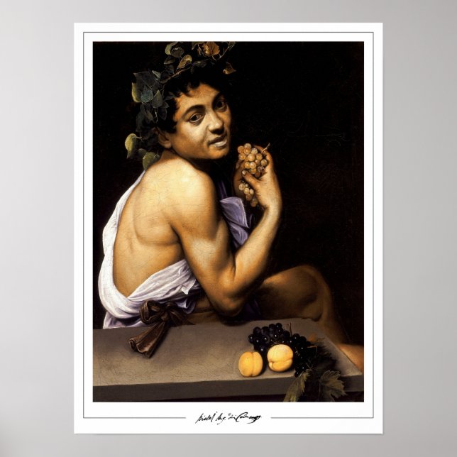Michelangelo Merisi da Caravaggio Zedign Arte Post (Frente)