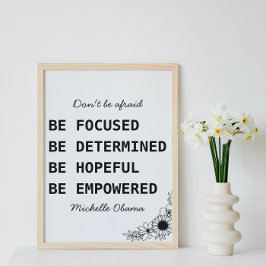 Michelle Obama cita no teman el arte feminista