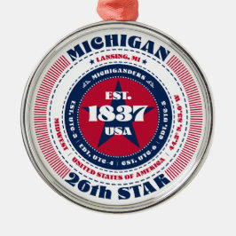 Michigan 26º Ornamento Estatal de Navidad