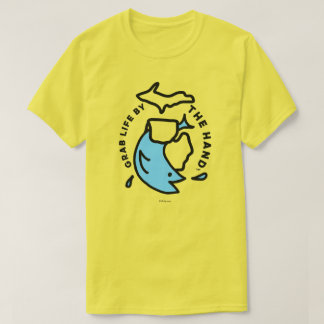 Michigan - Agarra la vida con la camiseta de pesca