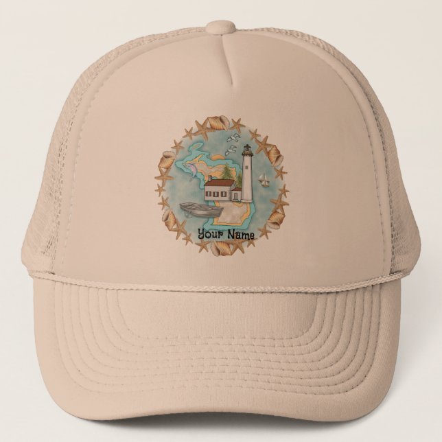 Michigan bombardea al gorra del faro (Anverso)