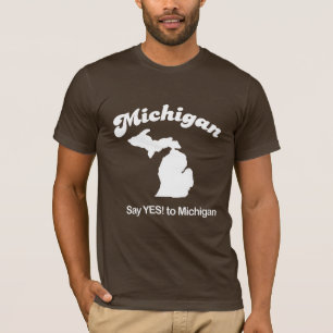 Michigan - diga sí la camiseta