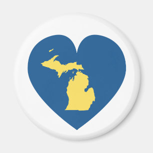 Michigan en el imán del corazón