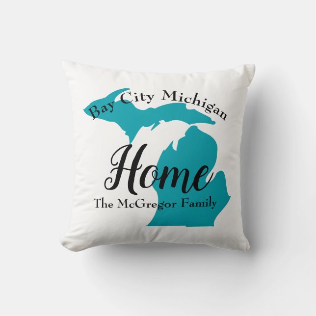Michigan Home Cojín decorativo (Anverso)