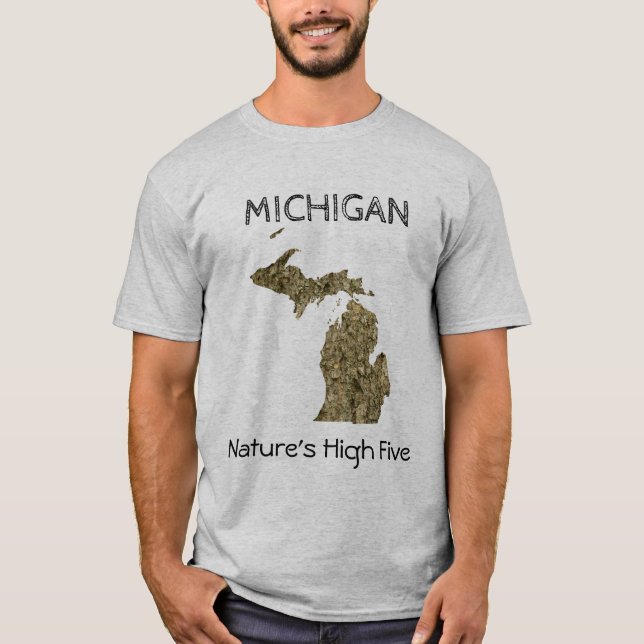 Michigan - Las cinco camisetas de la naturaleza (Anverso)