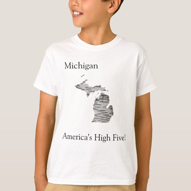 Michigan - Las cinco camisetas más altas de los Es (Anverso)