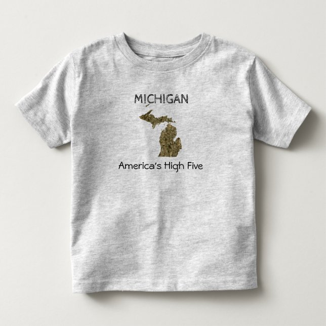 Michigan - Las cinco camisetas más altas de los Es (Anverso)