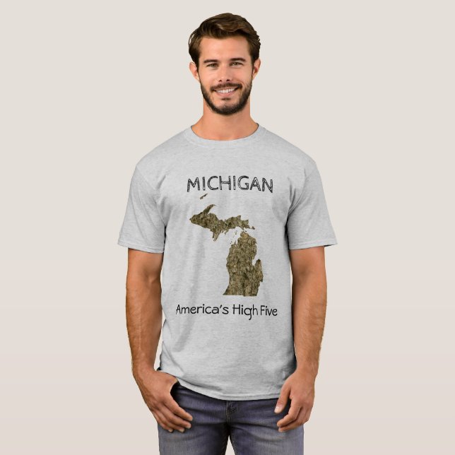 Michigan - Las cinco camisetas más altas de los Es (Anverso completo)