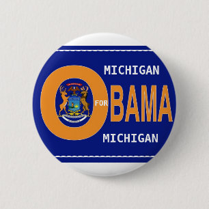 MICHIGAN PARA el botón de OBAMA