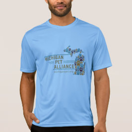 Michigan Paw imprime una camiseta Sport-Tek para h