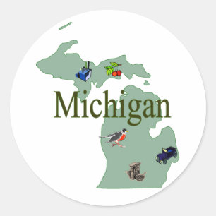 Michigan Pegatina
