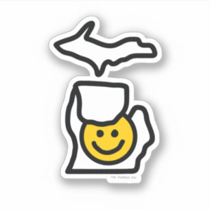 Michigan sostiene a Pegatina sonriente