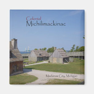 Michilimackinac colonial con imán puente