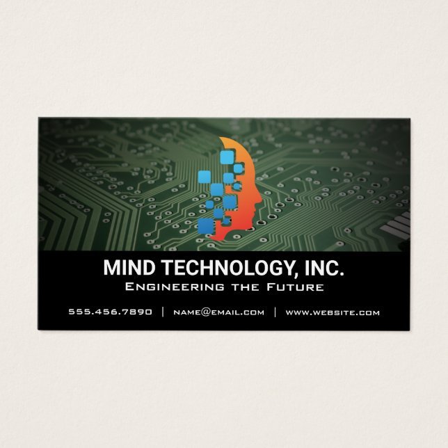 Microchip técnico | Logotipo Mind (Frente)