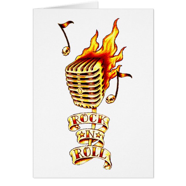 Micrófono del rollo de N de la roca (Frente)