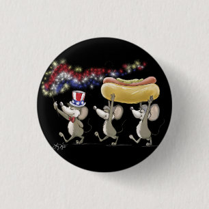 Micrófono, Mac y el botón de picnic nocturno del 4