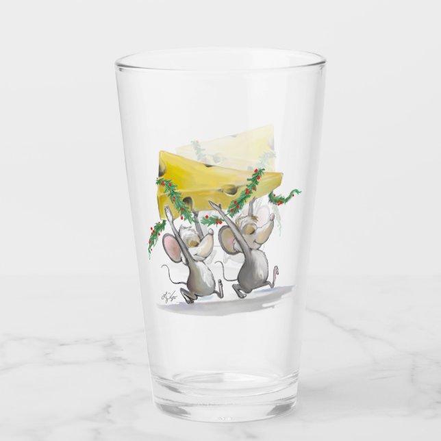 Micrófono Y Mac Trayendo Vidrio De Queso Para Navi (Anverso)