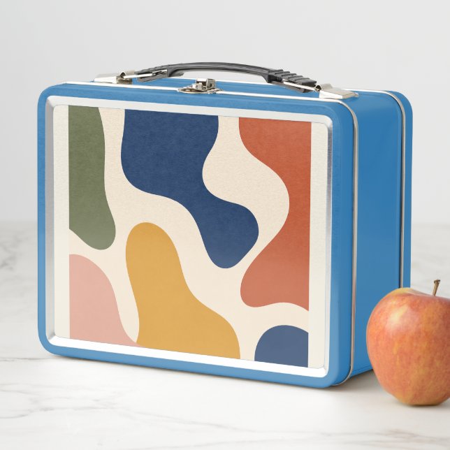 Mid-Century Abstract Lunch Box (In situ)