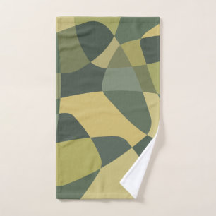 Mid Century Rock Layers Green